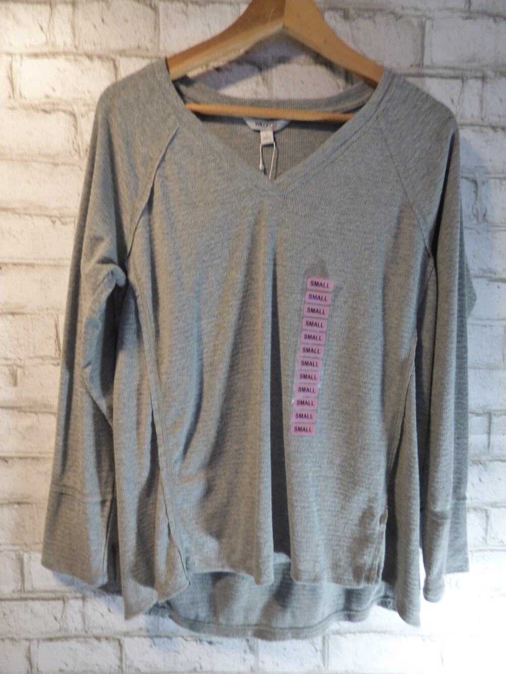 Wildfox Heather Grey Haley Brushed Top Sweater Small NEW